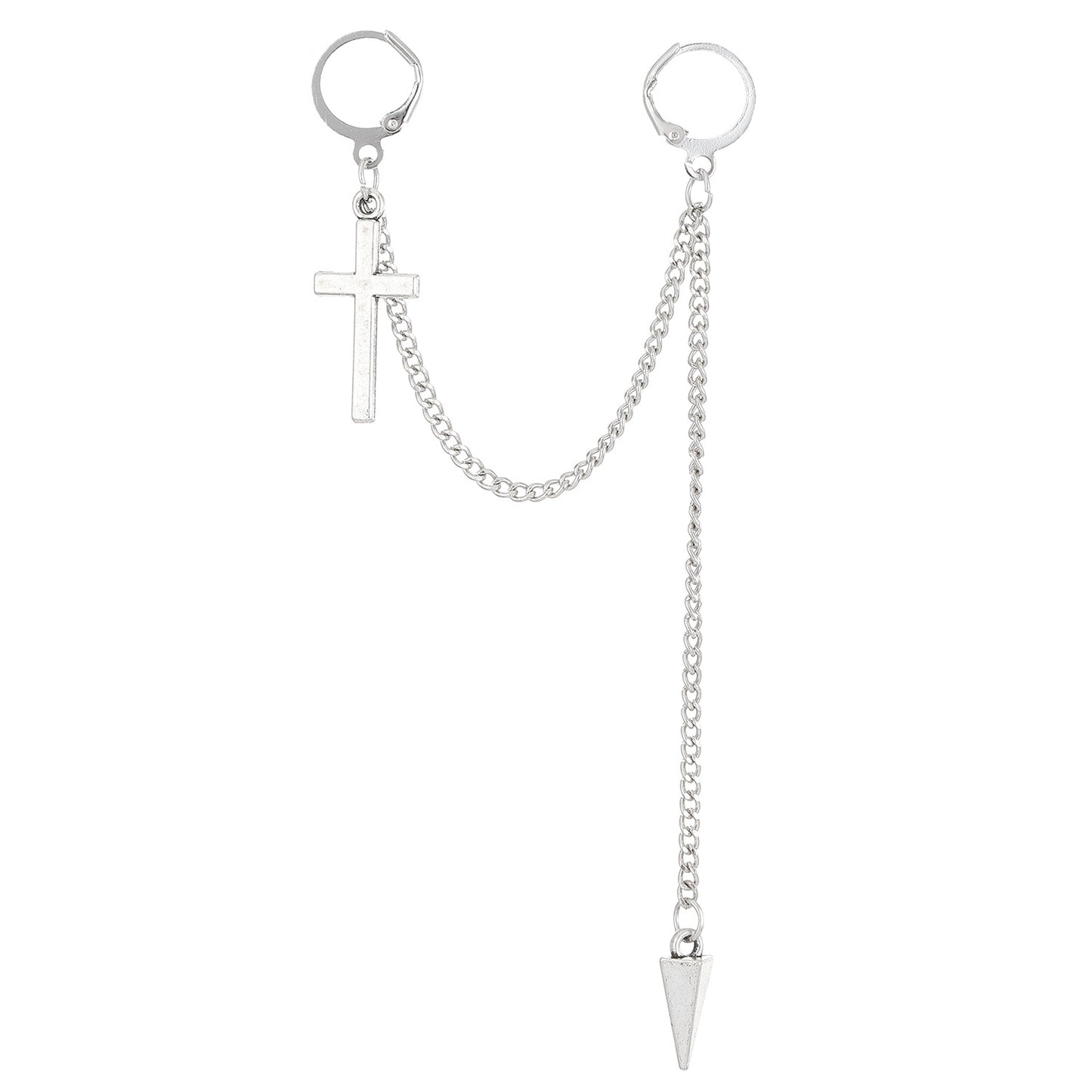 Chain Cold Style Design Alloy Ball Earrings