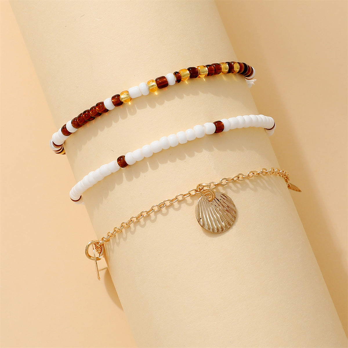 Women's Style Colorful Beads Small Numerous Layered Bracelets