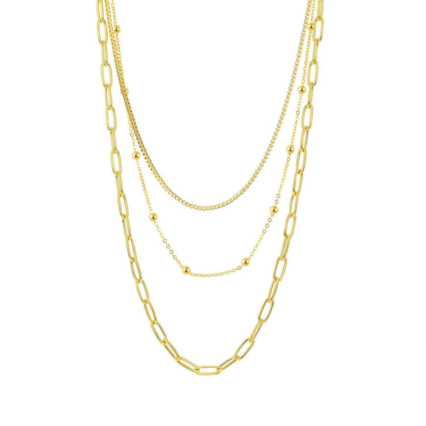 Hip Hop Item Design Stainless Clavicle Necklaces