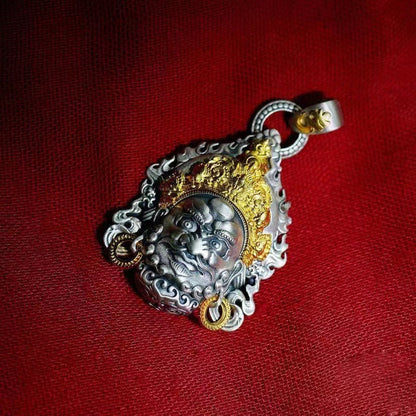 Women's & Men's Plated Thai Sier Yellow God Of Wealth Necklaces