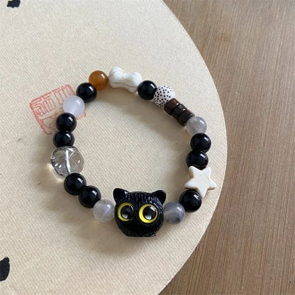 Women's & Men's Chinese Style Couple Ceramic Girlfriends Birthday Gifts Bracelets