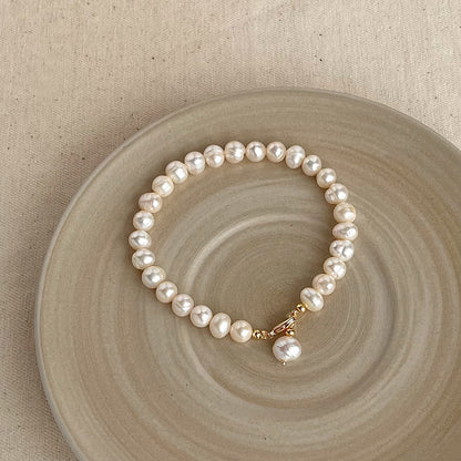Natural Pearl Female French Minority High Bracelets