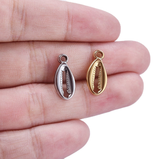 Steel Fashion Irregular Serrated Gold Niche Personality Pendants