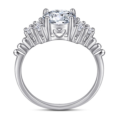 Women's Personalized Sterling Sier Zircon Female High-grade Proposal Rings