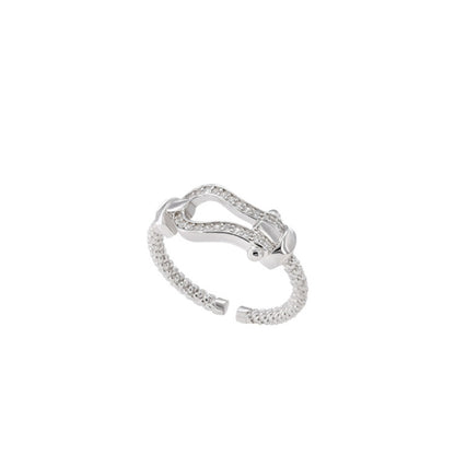 Women's Sterling Sier Special Interest Light Luxury Rings