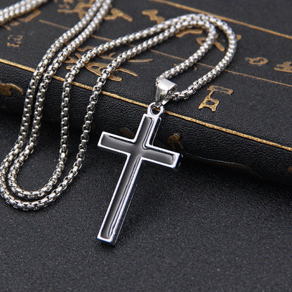 Men's Chain Hip Hop Style Titanium Steel Couple Necklaces