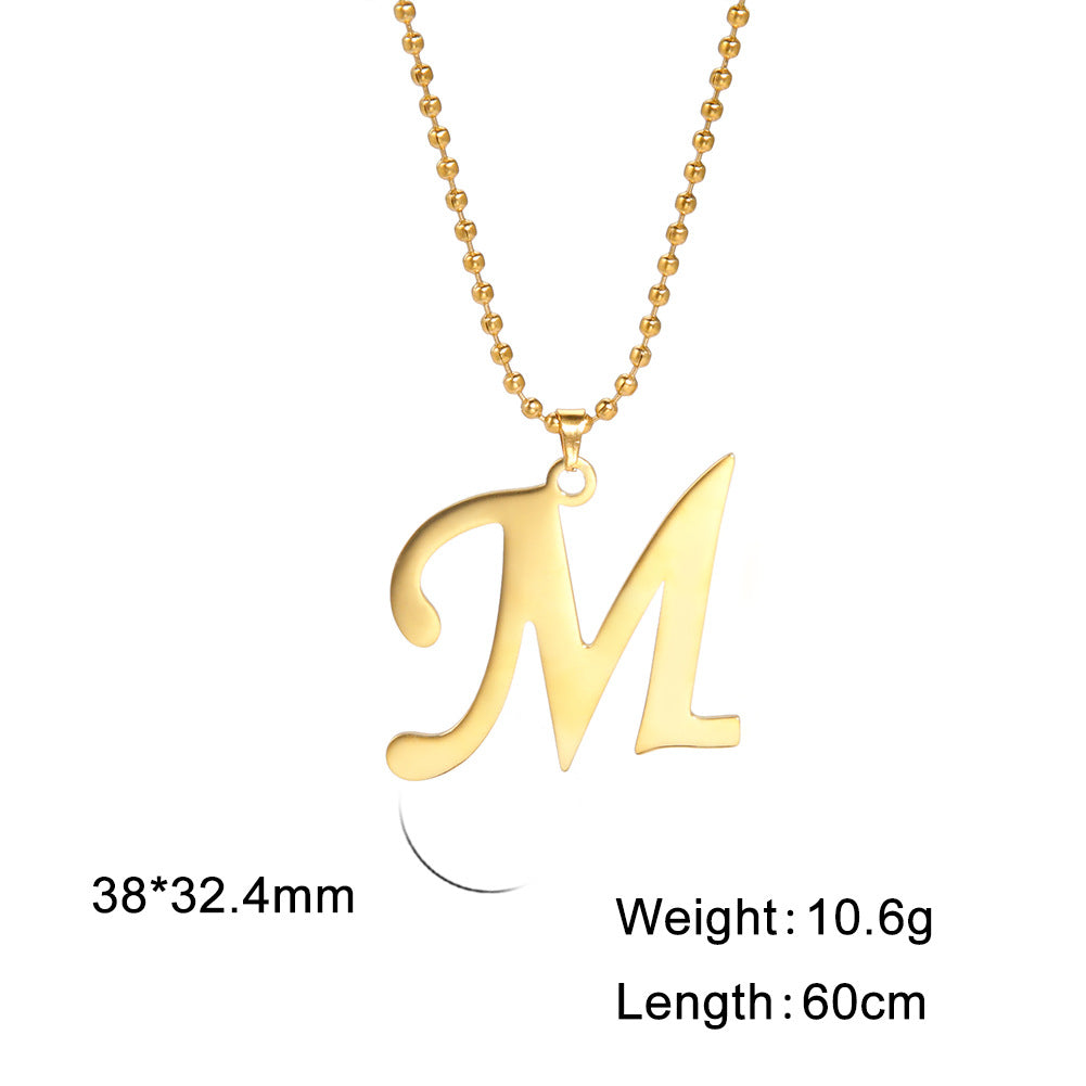 Steel Real Gold Plated Cutting Color Necklaces