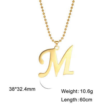 Steel Real Gold Plated Cutting Color Necklaces