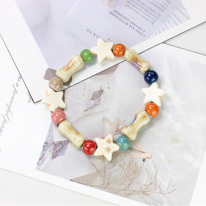 Ornament Ceramic Chinese Beaded Female Niche Bracelets