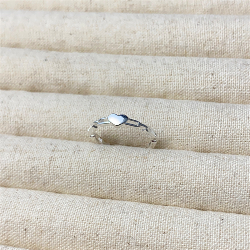 Women's Simple Sterling Sier Special Interest Light Rings