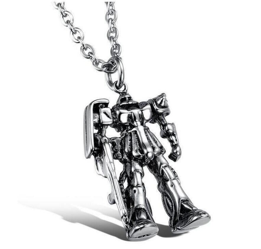 Men's Punk Alloy Casting Motorcycle Trendy Boys Necklaces