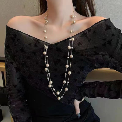 Slouchy Graceful Ball Plunger Series Set Necklaces