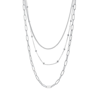 Hip Hop Item Design Stainless Clavicle Necklaces