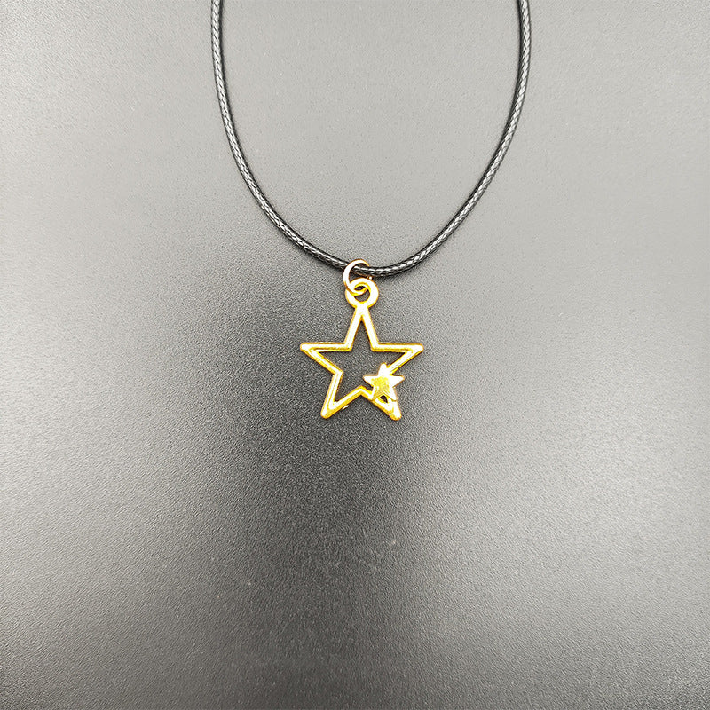 Retro Five-pointed Star Ornament Personality Fashion Necklaces