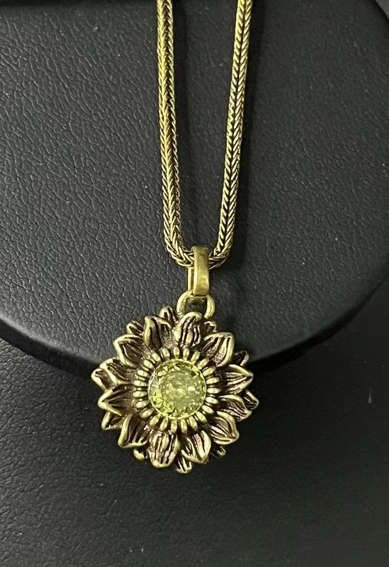 All Things Symbiosis Series Sunflower Suit Niche Necklaces