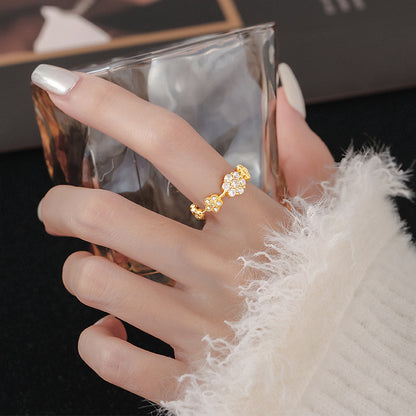 Light Luxury Minority Design Simple Temperament Rings