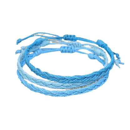 Waterproof Wax Line Woven Boho Surfing Bracelets