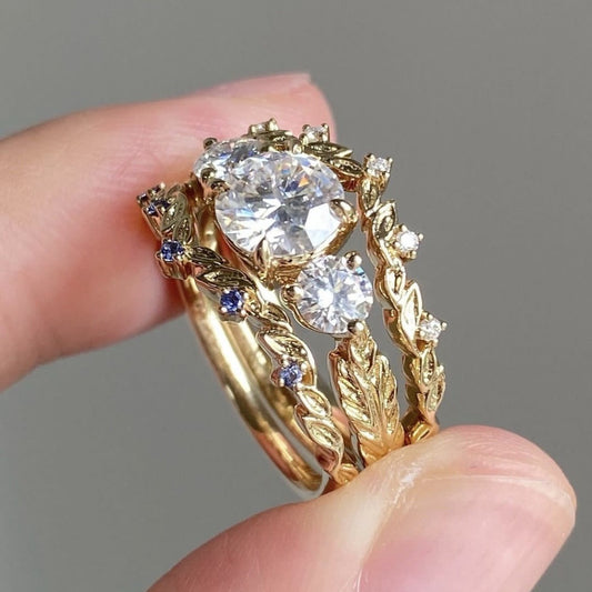 Women's Luxury Micro Inlaid Zircon Set Fashion Rings