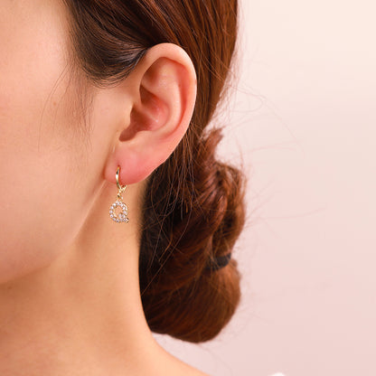 Women's Ear Clips Copper Plated Gold Micro Earrings