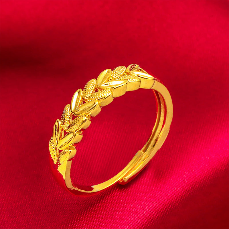 Women's Alluvial Gold Fashion Trendy Internet Trend Rings