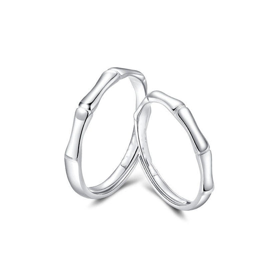 Bamboo Horse Couple Minority Simple Open Rings