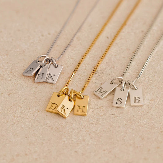 English Letters Accessories Stainless Steel Gold-plated Pendants