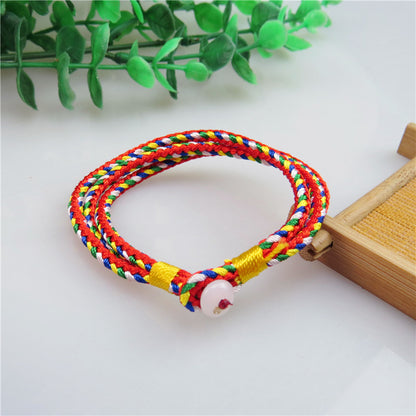 Festival Colorful Rope Ethnic Style Braiding Thread Bracelets