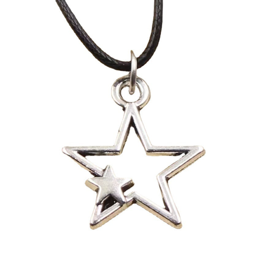 Retro Five-pointed Star Ornament Personality Fashion Necklaces