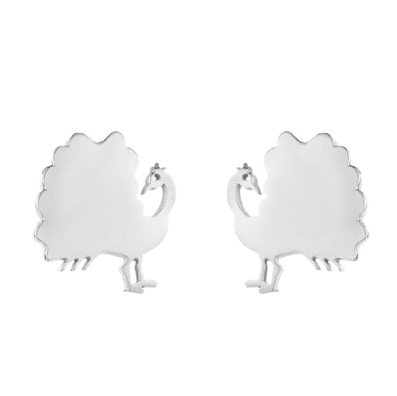 Women's Minority Fashion Stainless Steel Cute Squirrel Earrings