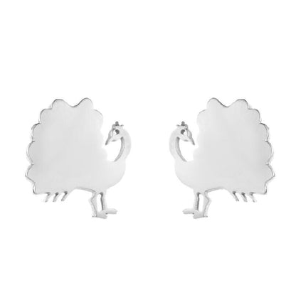 Women's Minority Fashion Stainless Steel Cute Squirrel Earrings