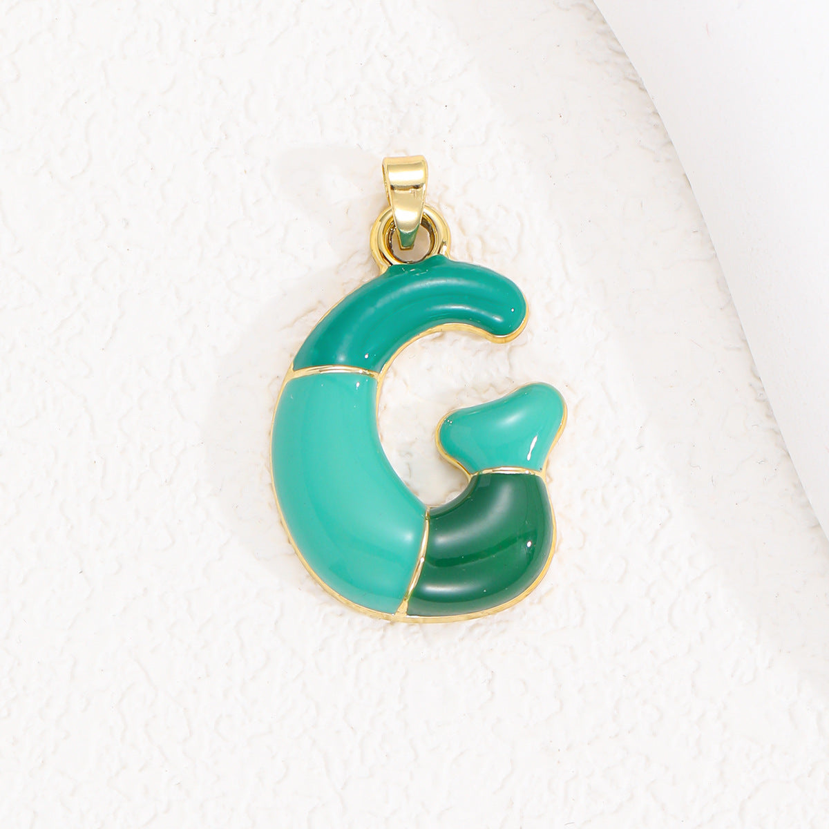 Colorful Oil Dopamine Bubble Letter English Pendants