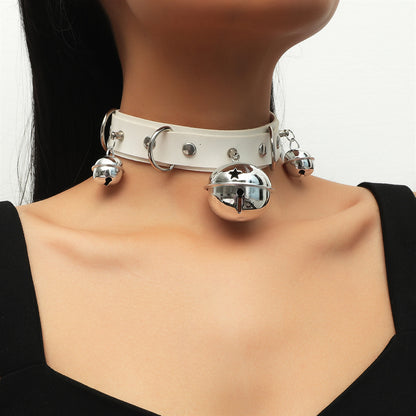 Punk Eye-catching Sexy Leather Collar Unique Necklaces