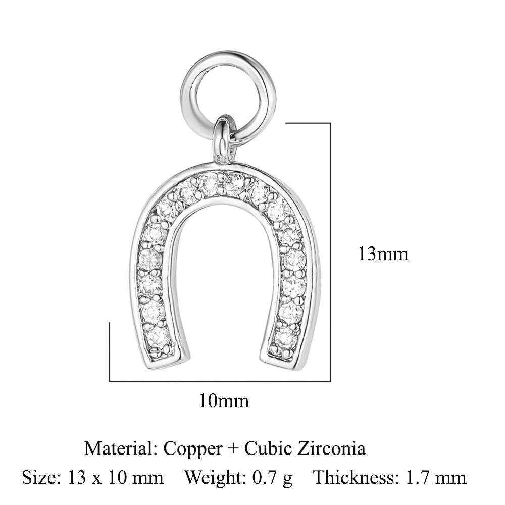 Cat Snake Copper Zircon Ornament Accessories Pendants