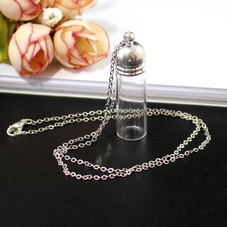 Mouth Glass Bottle Cinnabar Fire Extinguisher Pendants