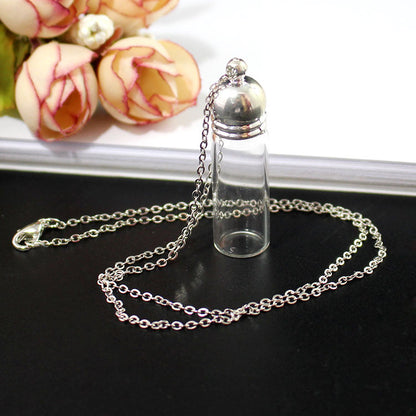 Mouth Glass Bottle Cinnabar Fire Extinguisher Pendants