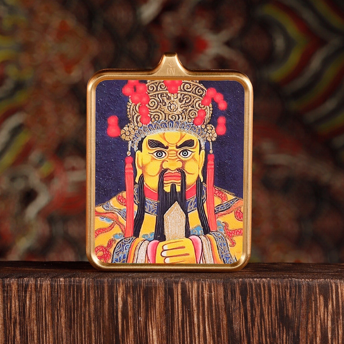 Yellow God Of Wealth Small Niche Pendants