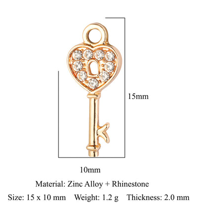 Leaf Zinc Alloy Lucky Tree Peach Heart Pendants