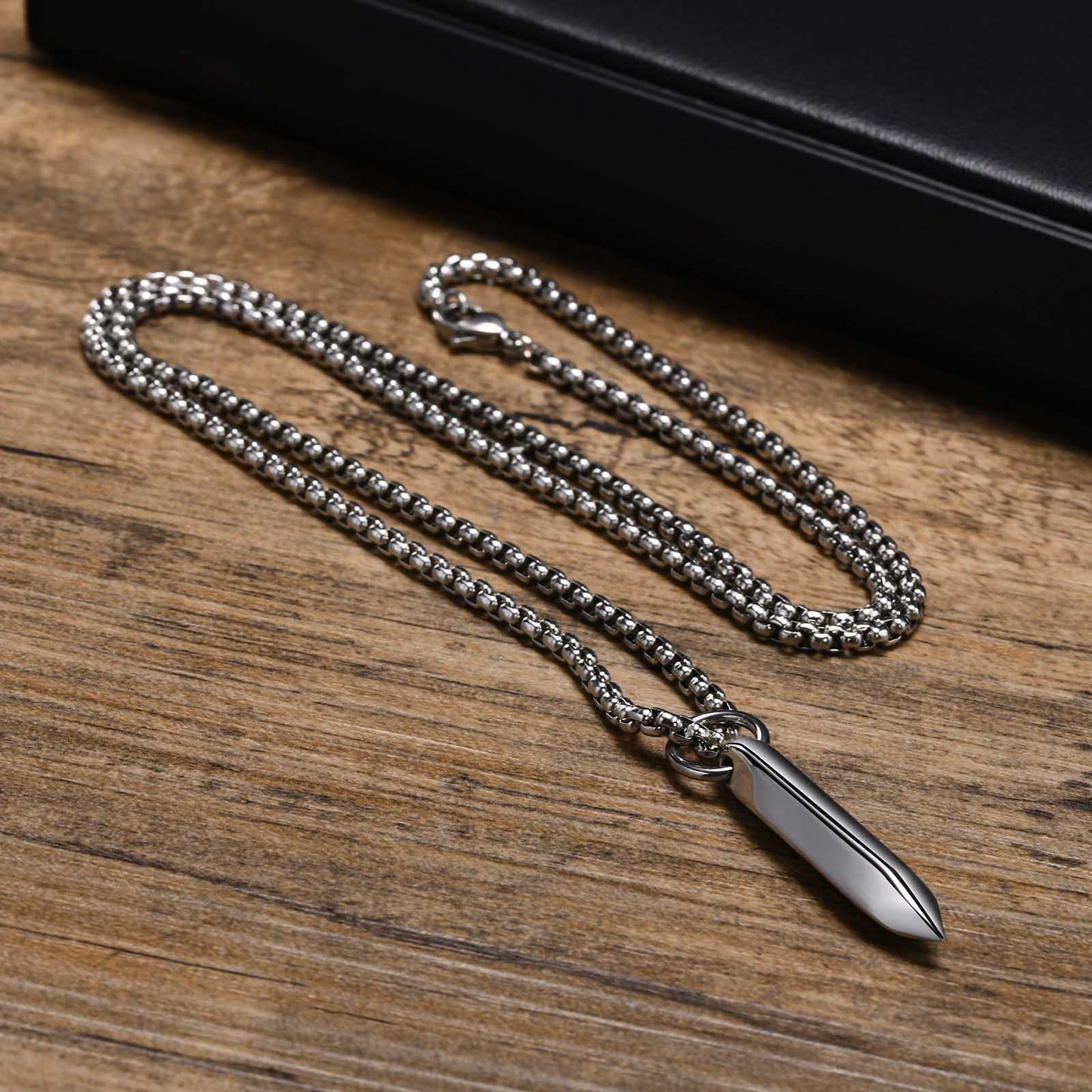 Men's Steel Pointed Nail Color Simple Stylish Pendants