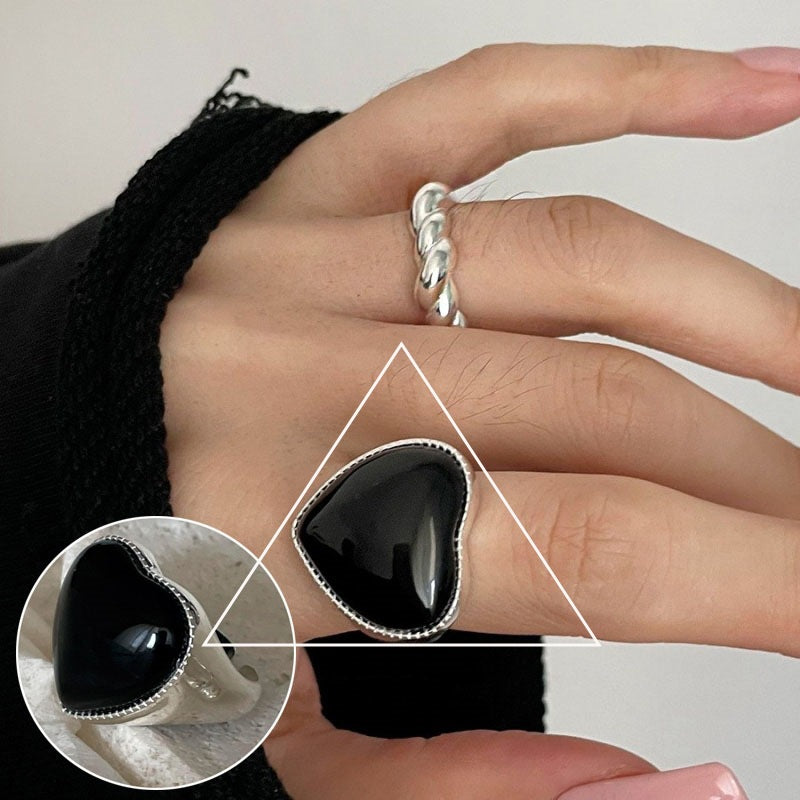 Offer Open Female Retro Fashion Twin Rings