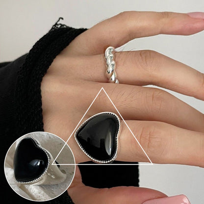 Offer Open Female Retro Fashion Twin Rings