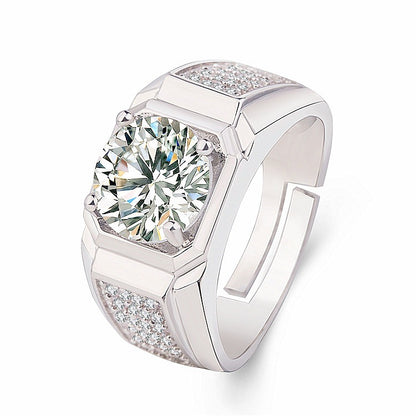 Trendy Stylish Opening Diamond Personality Micro Inlaid Rings