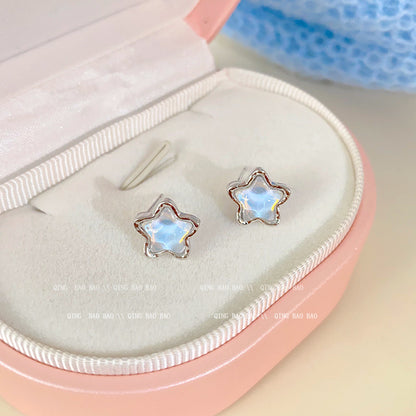 Colorful Aurora Star Ear Female Design Earrings