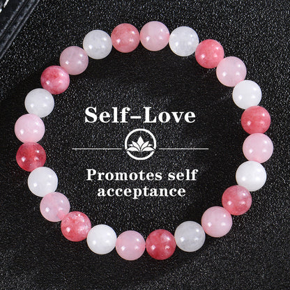 Bohemian Colorful Stone Tigereye Crystal String Beads Bracelets
