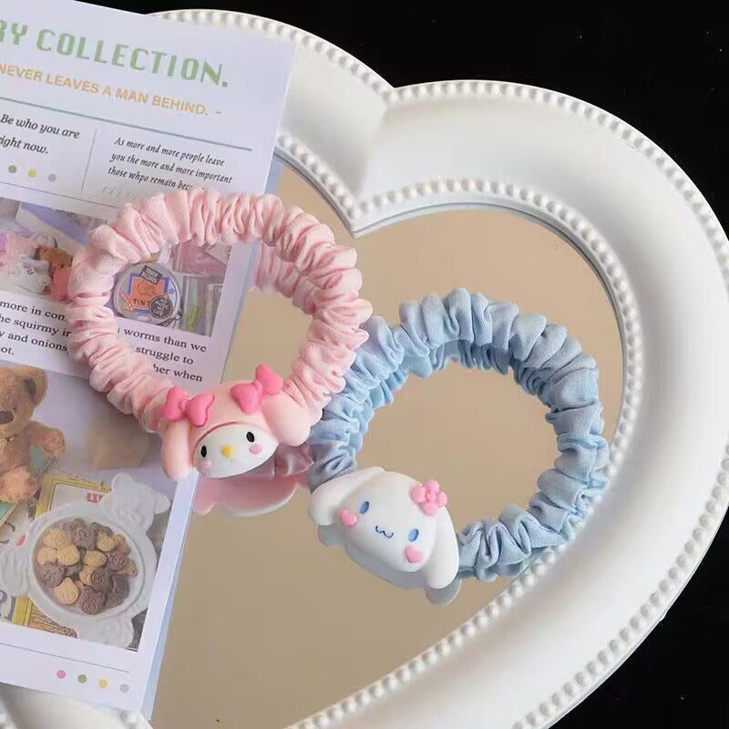 Intestine Cartoon Hair Heart Rubber Band Bracelets