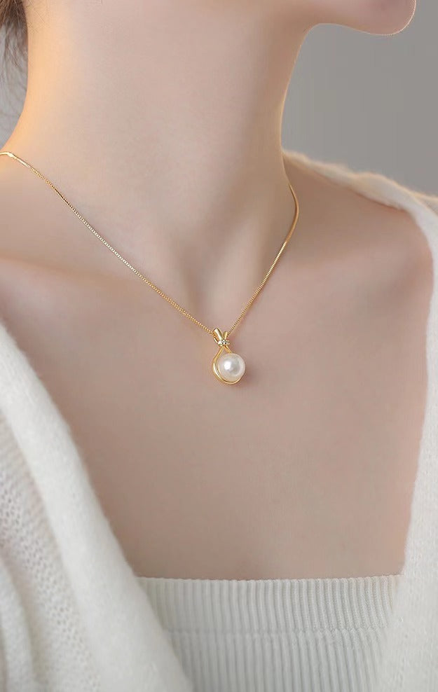 Imitation Jade Lucky Bag Female Light Necklaces