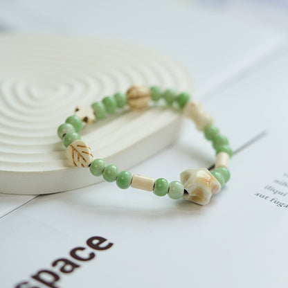 Ceramic Chinese Style Simple Fresh Ancient Beaded Bracelets