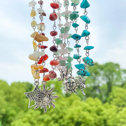 Style Dopamine Elf Mushroom Sun Color Necklaces