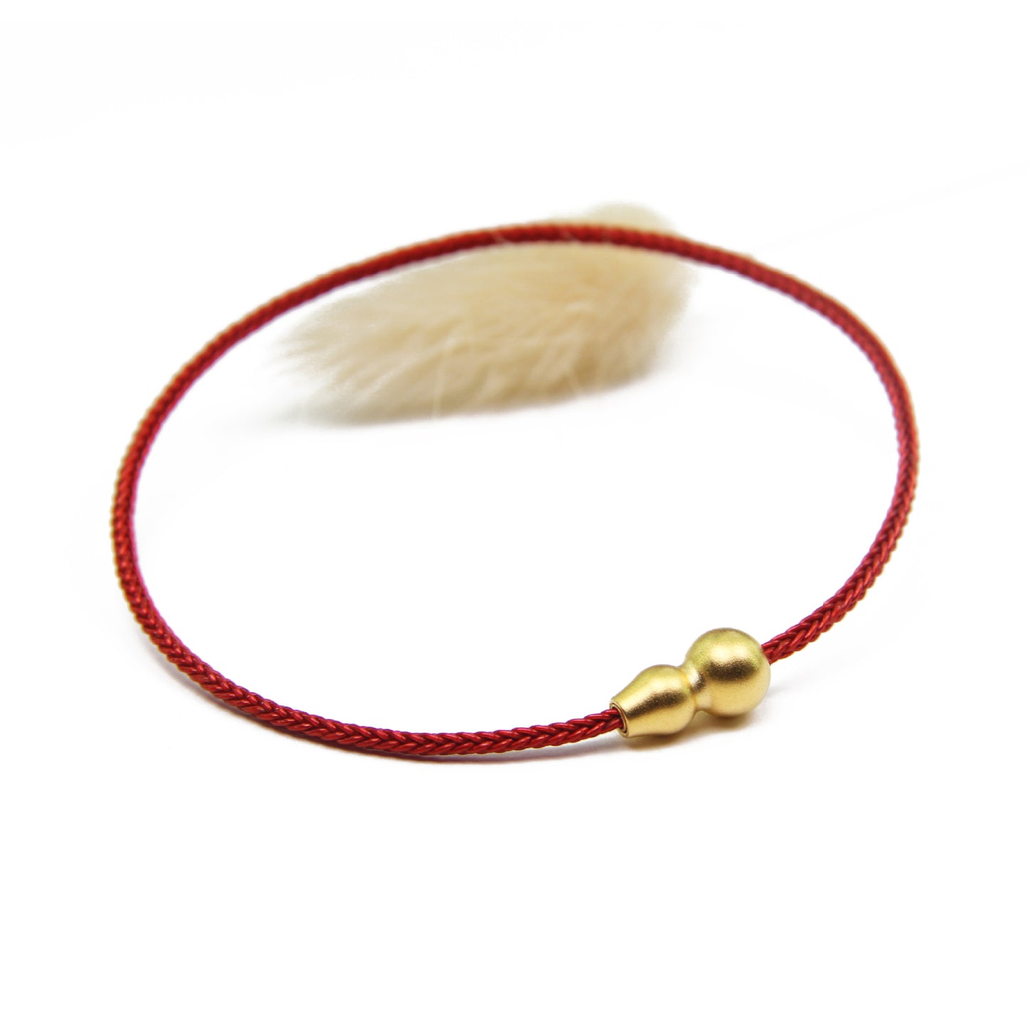 Men's Gourd Fu Lu Shou Red Rope Hand Strap Lucky Bracelets