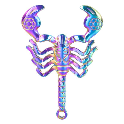 Colorful Gold Stainless Steel Scorpion Ornament Pendants