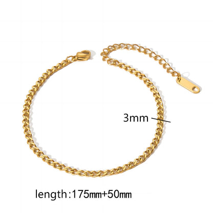 Plating Accessories Stainless Steel Snake Bones Bracelets